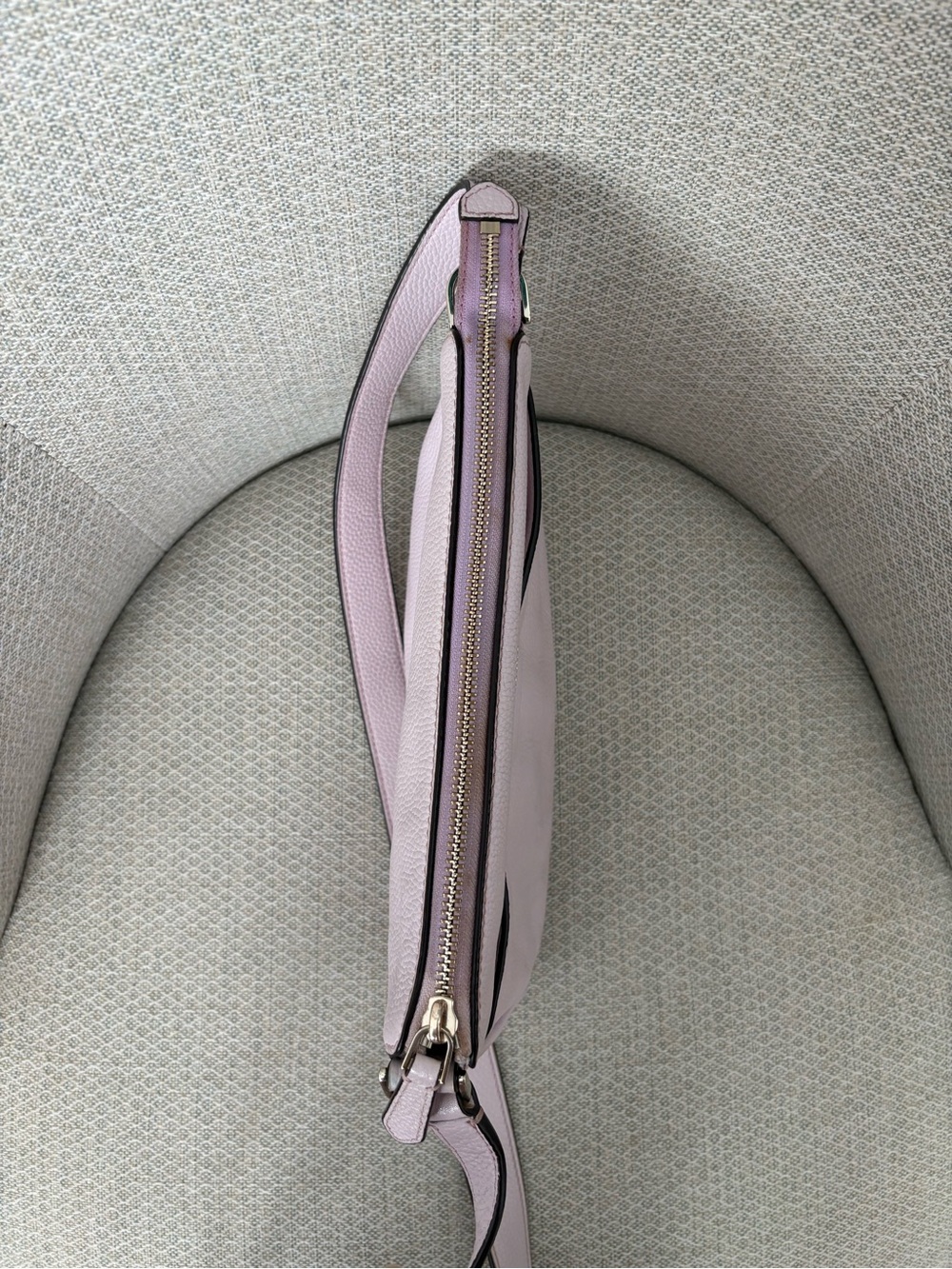 kate spade Pale Pink Pebbled Leather Crossbody Bag - Picture 7 of 13